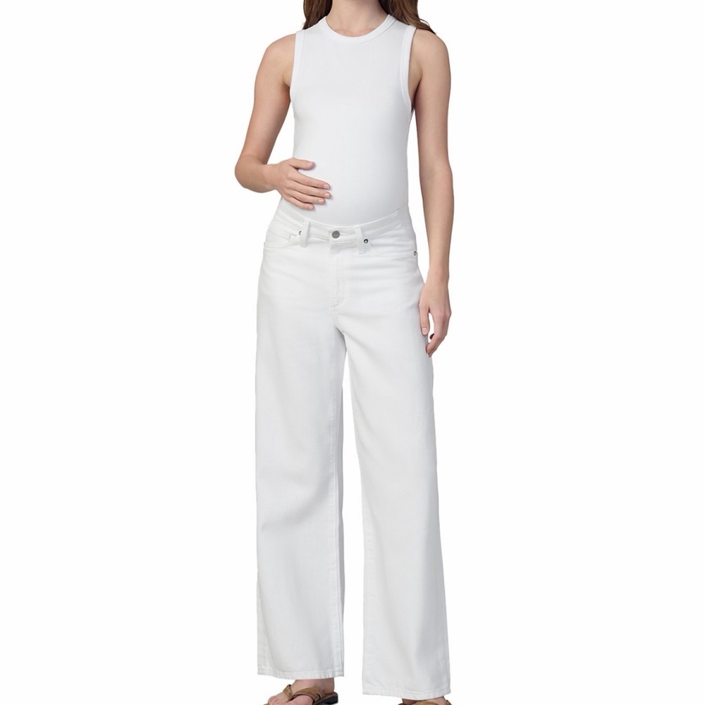 Joe's Jeans | The Ryan Maternity Wide Leg Jeans in White
